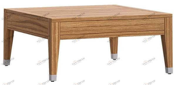 Atmosphera Низкий квадратный журнальный столик из тика Desert sun-id-1393078