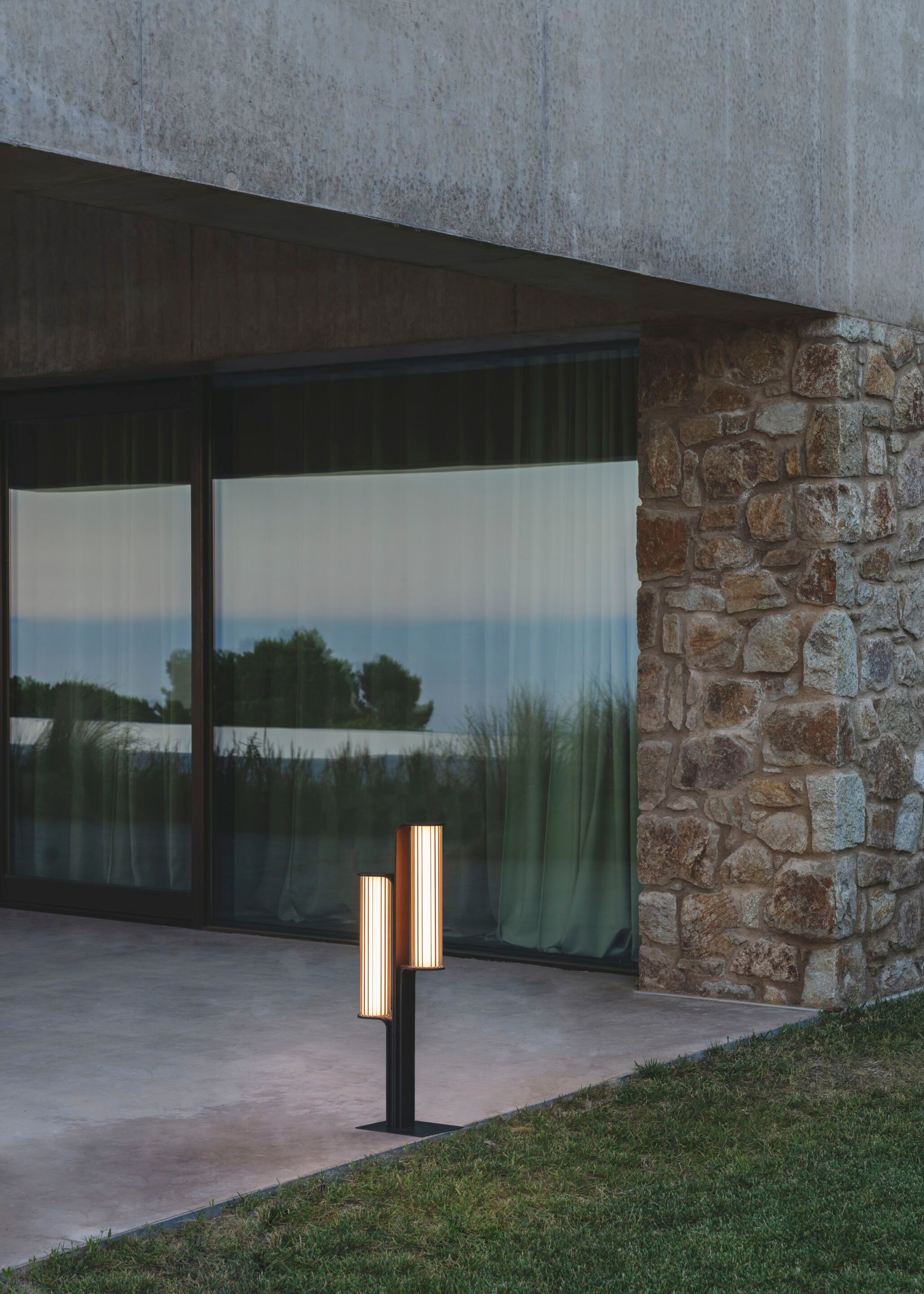 Алюминиевый и стеклянный светодиодный световой столб Vibia класс ARCH-00041699 - Вид №6