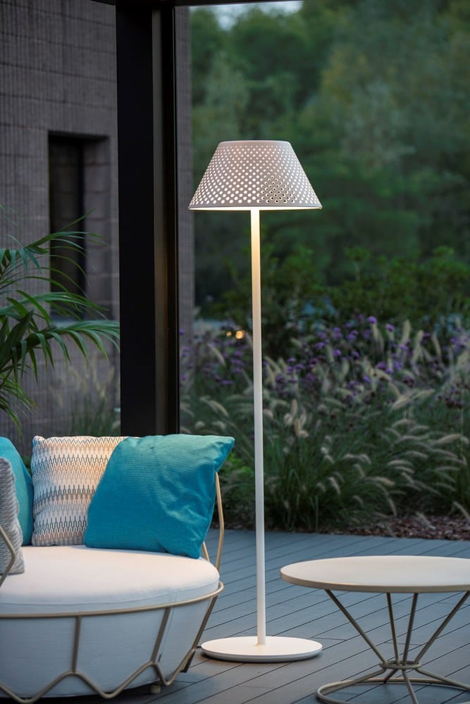 Алюминиевый светодиодный напольный торшер Platek сетка ARCH-00038752