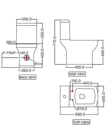 LYS-WHT-38751P/LYS-WHT-38201 Напольный унитаз Jaquar Lyric Santreyd - Вид №1