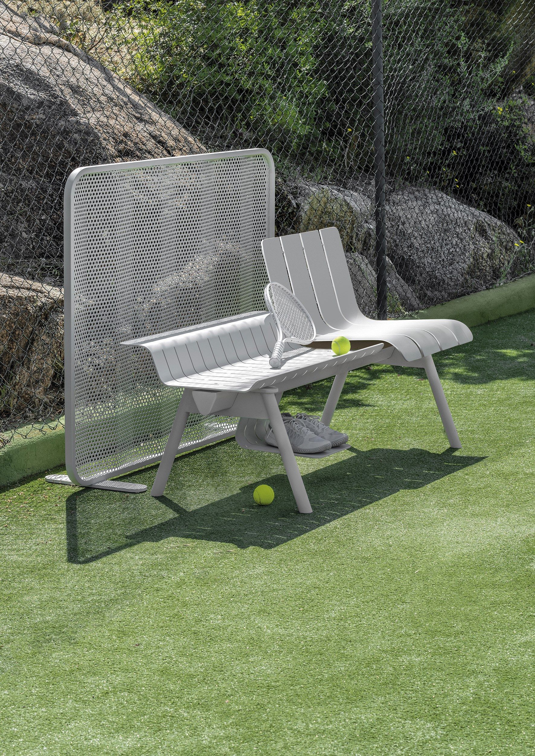 Алюминиевая и деревянная скамья со спинкой Ethimo Ace ARCH-00122616 - Вид №40