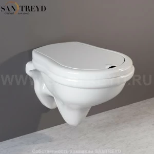 101501 Подвесной унитаз настенный Черный Kerasan RETRO Италия