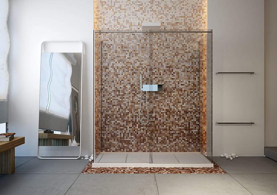 2-местная стеклянная прямоугольная душевая кабина с раздвижной дверью MOMA Design ST. 200 ARCH-00033286 - Вид №2