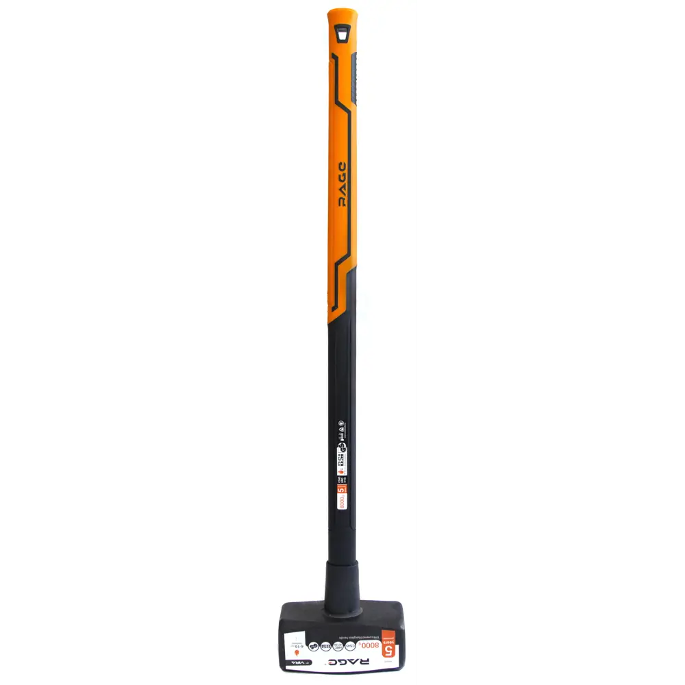 Кувалда RAGE 8000 г с фиберглассовой рукояткой и антивибрационной системой 83230916 STLM-0039641 - Вид №4