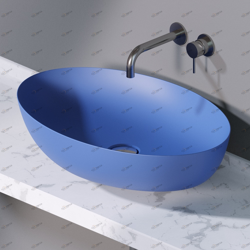 L600140 Накладная раковина на столешницу  овальная A. e T. Italia ELITE AeT ITALIA