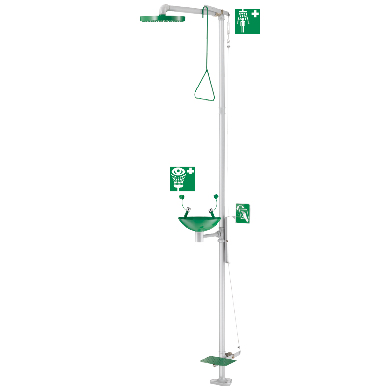 9203 Комбинированный аварийный душ DELABIE 