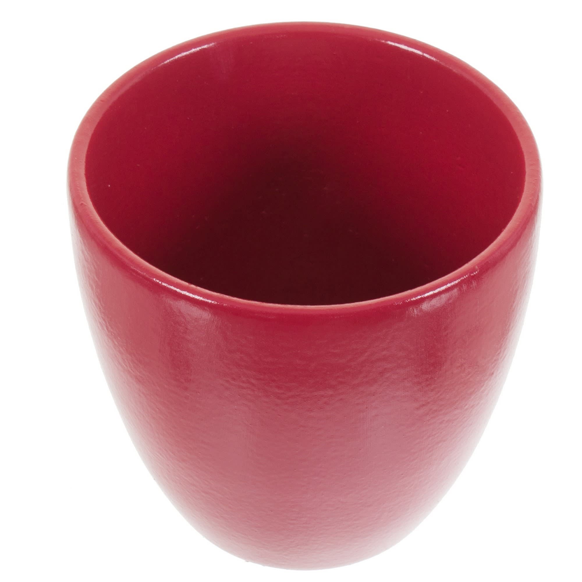 18875681 Горшок цветочный ø12 h11 см v0.8 л керамика красный Колор гейм Santreyd  - Вид №1