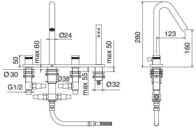 Rubinetterie Treemme X-change  7277xr  - Вид №1