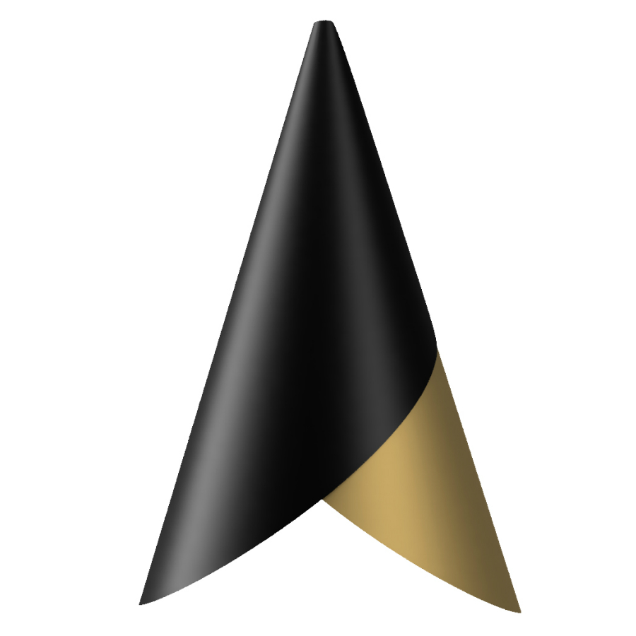 2195 Плафон cornet, D13,4 см, черно-золотистый UMAGE  - Вид №4