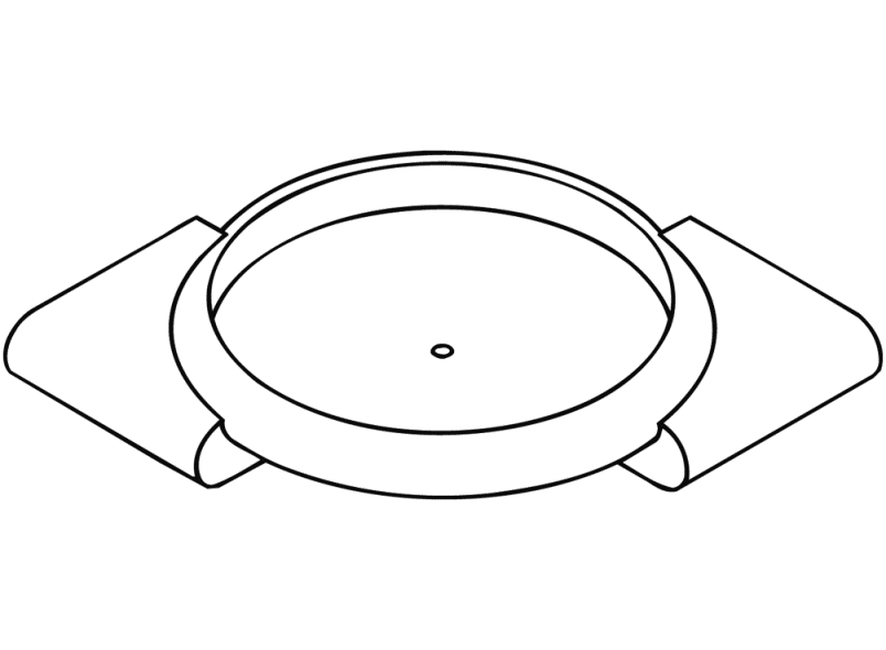 477.32B100 угловая полка HEWI Edition matt | Polyamid  - Вид №7