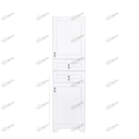 O-mebel Пенал напольный Классик белый белый софт ORANGE sun-id-1516951