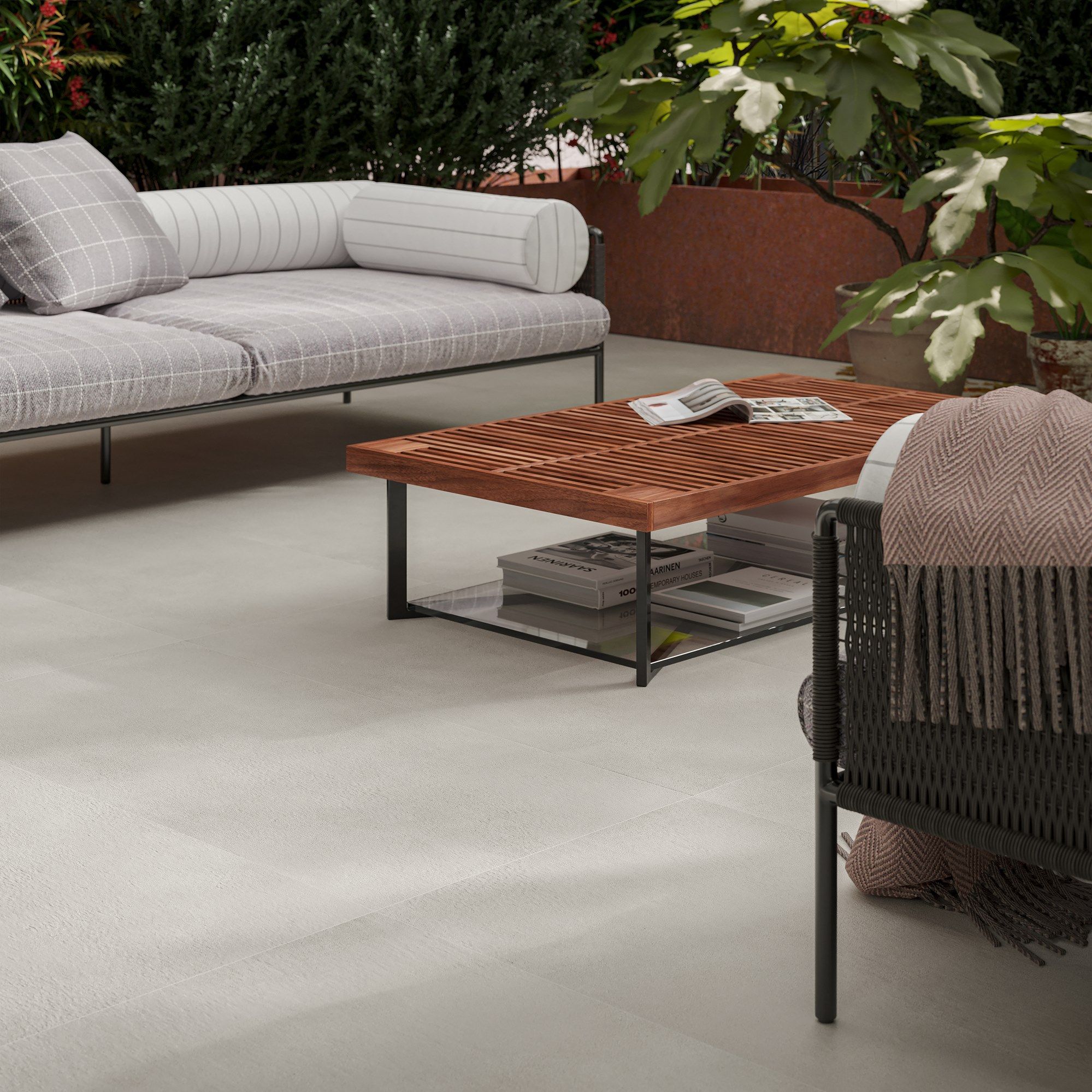 Indoor/outdoor antibacterial wall/floor tiles with concrete effect CERAMICA SANT'AGOSTINO Sable ARCH-00123301 - Вид №5