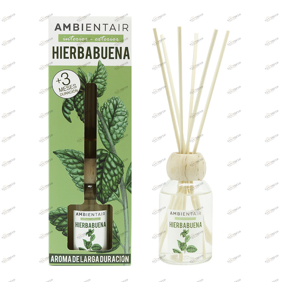 Диффузор ароматический 100 мл "Мята" Garden AMBIENTAIR  00-3881111 Зеленый 