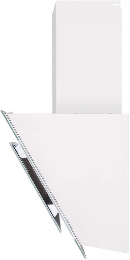 Elf 60 Glass White Вытяжка / тип: наклонная, цвет: белый• управление: сенсорное• ширина, мм: 600• полная потребляемая мощность, вт: 102• количество скоростей: 3• максимальная производительность, м3/ч: 650• диаметр воздуховода, мм: 150• площадь кухни: до 2 Santreyd  - Вид №1