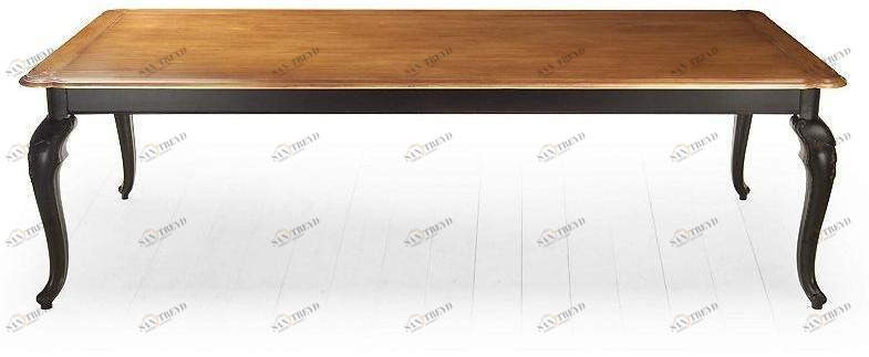 MARIONI Прямоугольный стол из массива дерева Rivoli 02025g