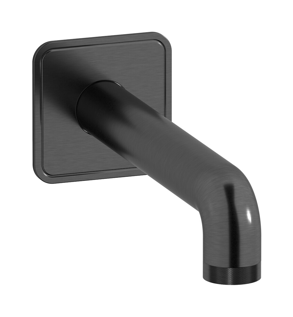 Настенный излив WE ARE IB b2320cs_22 Brushed Black Chrome Bold