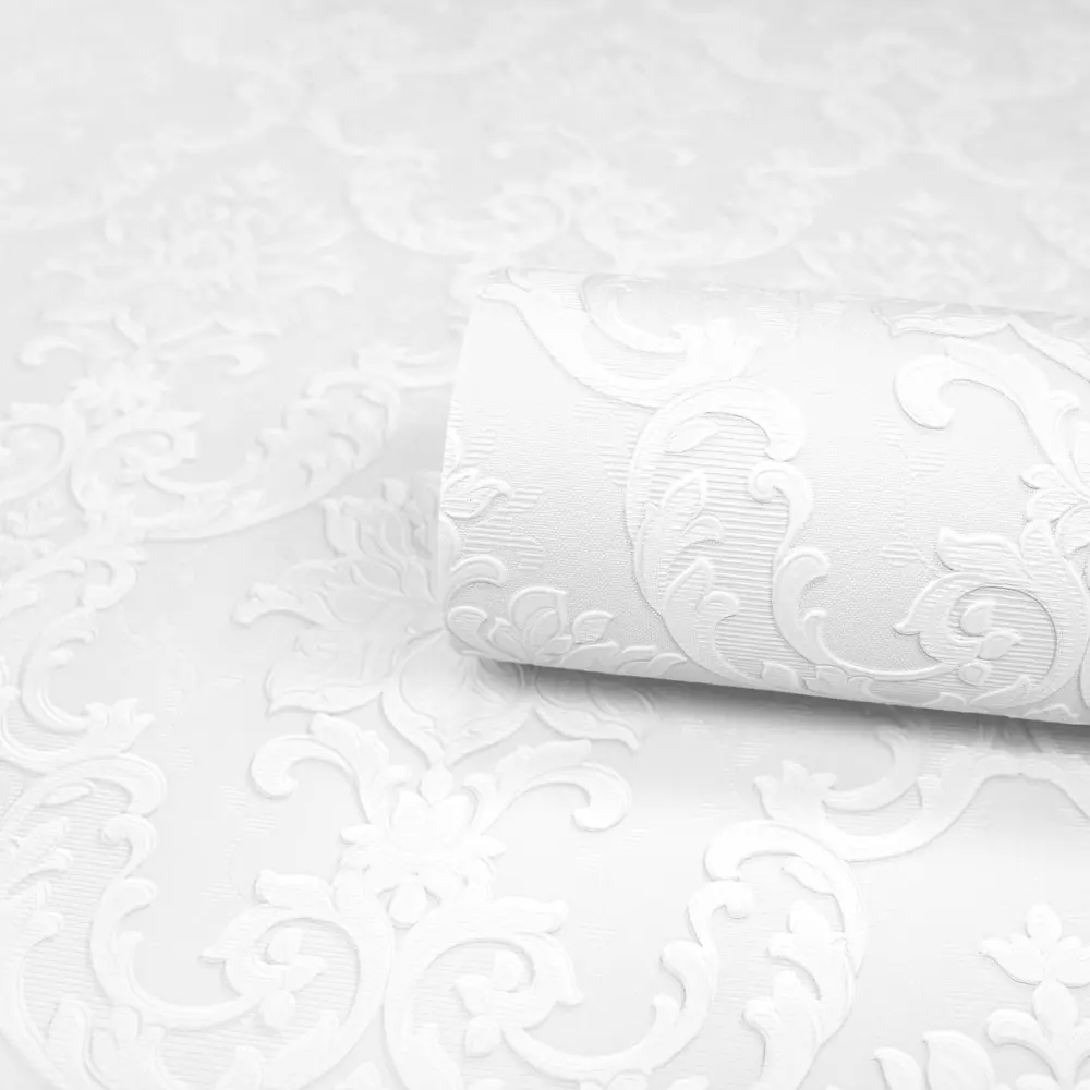 Флизелиновые обои Erismann Isadora белые 1.06 м 89400592 STLM-1537911 - Вид №2