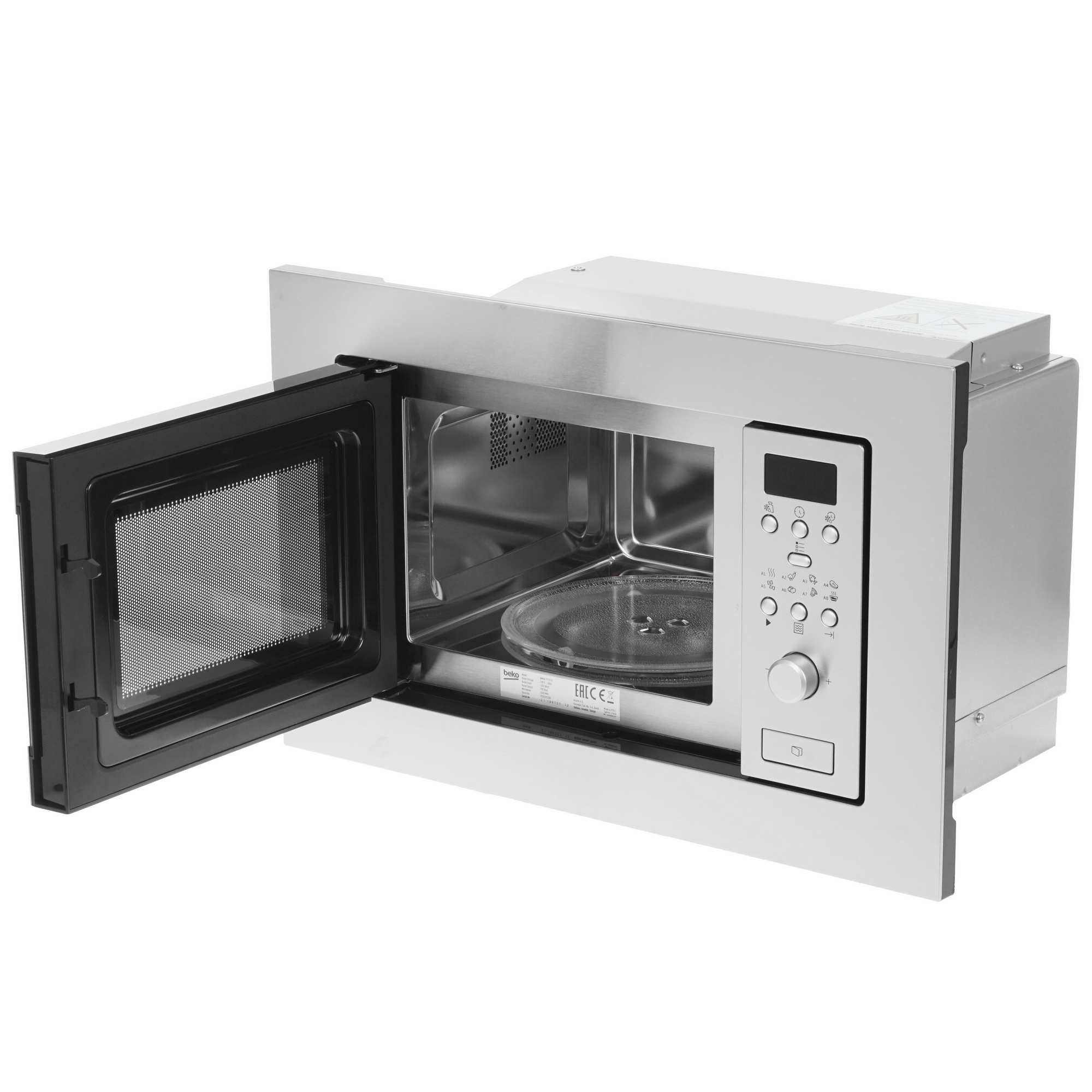 5310423 Встраиваемая микроволновая печь Beko BMOB17131X серебристый STDN-0073723 - Вид №4