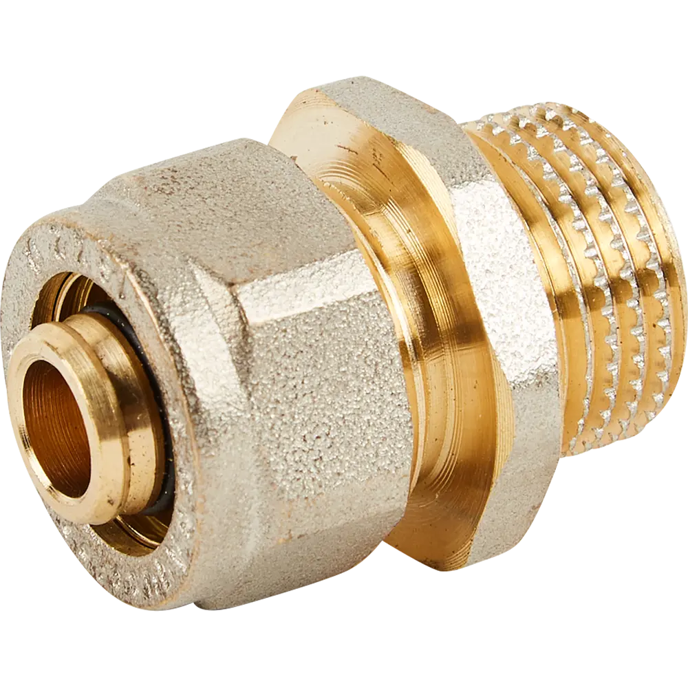 Переходник Aquasfera 1/2"x16 мм НР никелированная латунь 027-8721 82890155 STLM-2085409 