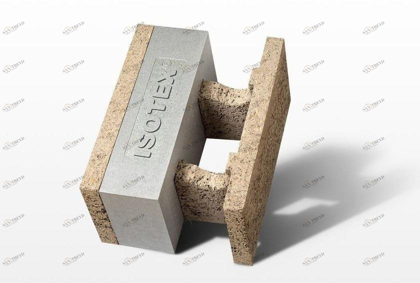 ISOTEX Несущий блок из арболита / термоблок из арболита sun-id-1399122