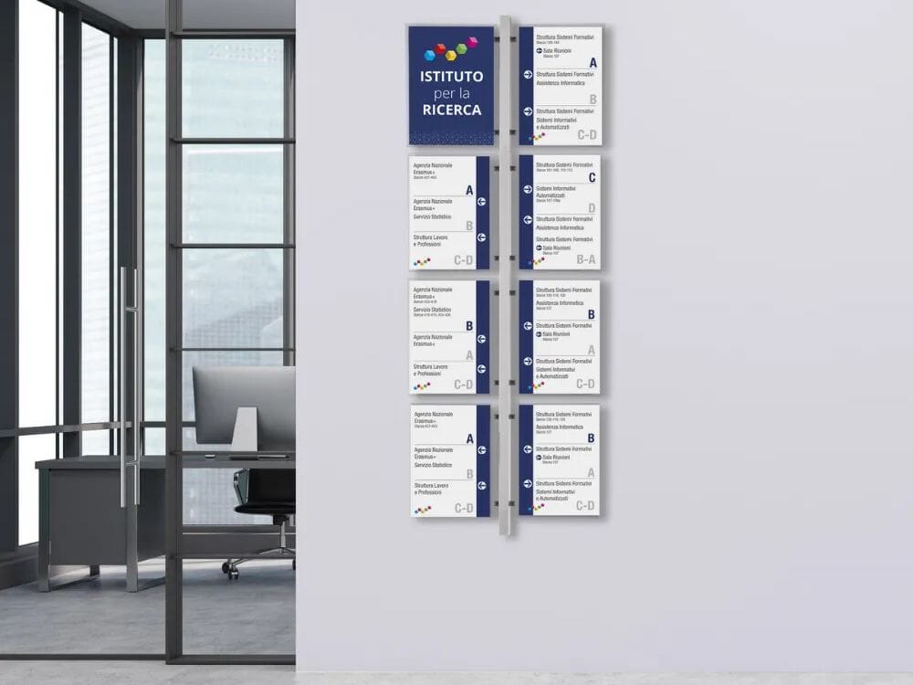 Крытый стальной знак знак STUDIO T Teknoline ARCH-00077815