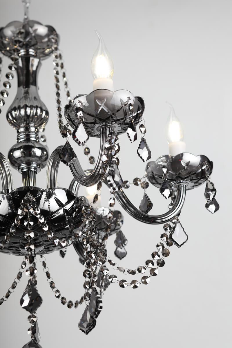 Подвесная люстра Rivoli Pensieri 1010-206 RIVOLI ДИЗАЙНЕРСКИЕ, PENSIERI 336784 Хром;черный  - Вид №1