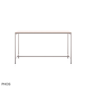 KATI-E1-140x60-MW Стол Карлсруэ - обеденный стол - белый - 140 х 60 х 75 см. PHOS