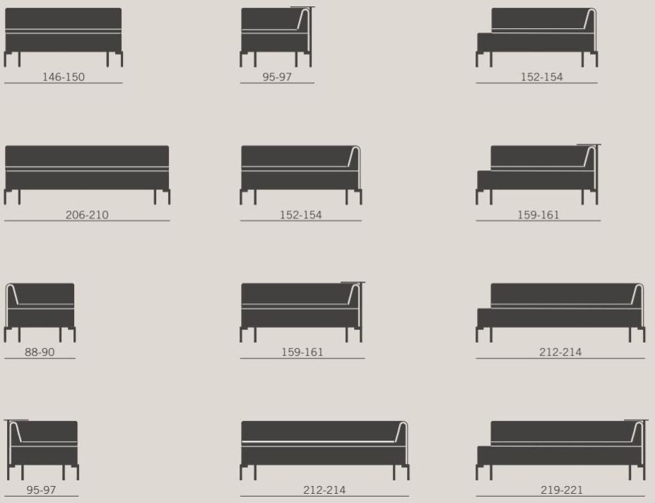 Kastel Кожаный диван с журнальной полкой по контракту Klint sun-id-1465648 - Вид №13