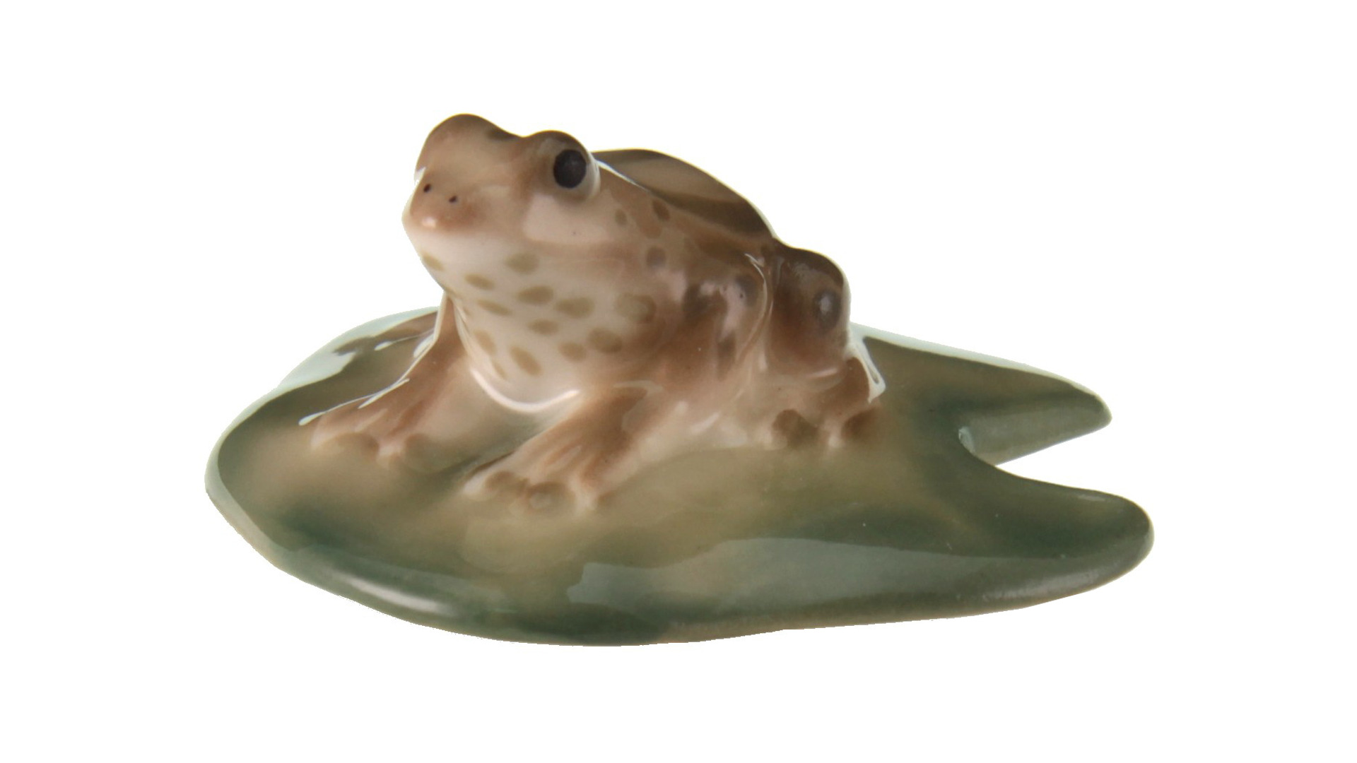 89169 Императорский фарфоровый завод Скульптура "Лягушка" Фарфор твердый  - Вид №1