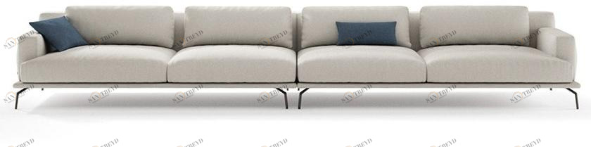 NICOLINE Секционный диван со съемным чехлом из ткани sun-id-1369938