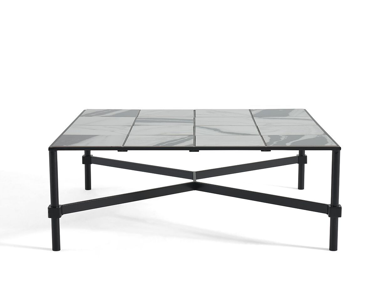 Квадратный садовый столик с керамической столешницей NDESIGN Ezora ARCH-00148116