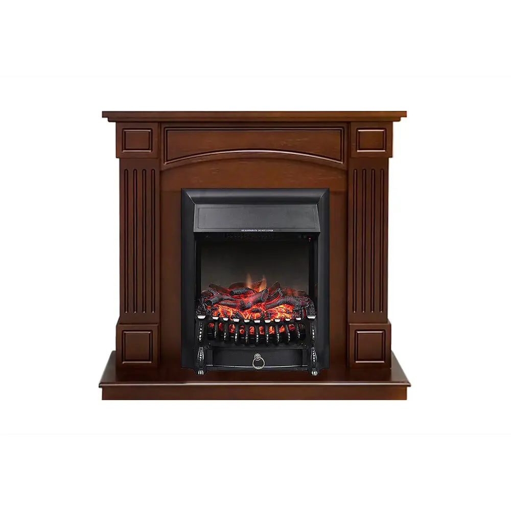Каминокомплект Royal Flame Boston с очагом Fobos FX BL 1.5 кВт цвет темное дерево 89335217 STLM-2179075 