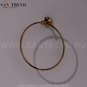 Полотенцедержатель кольцевой SIMAS золотистая