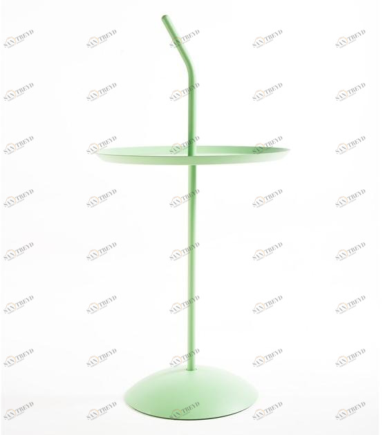 Grado Design Круглый лакированный журнальный столик с подносом Lotus Lot-tb-03