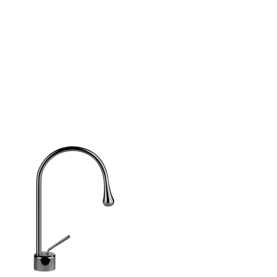 Смеситель для умывальника 33601 124 Gessi Goccia ЧЕРНЫЙ МЕТАЛЛ GHRC 33601124