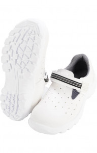 5030264 Сандалии "Weiß" белые c металлическим подноском  Спецобувь с металлическим и композитным подноском  размер 47