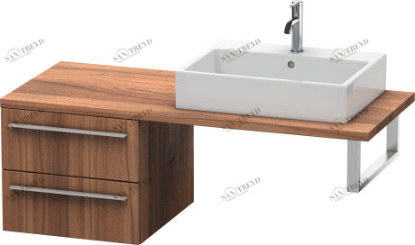 XL543707979 Шкафчик для консоли X-Large #XL5437 500 x 548 мм Орех натуральный, декор Duravit