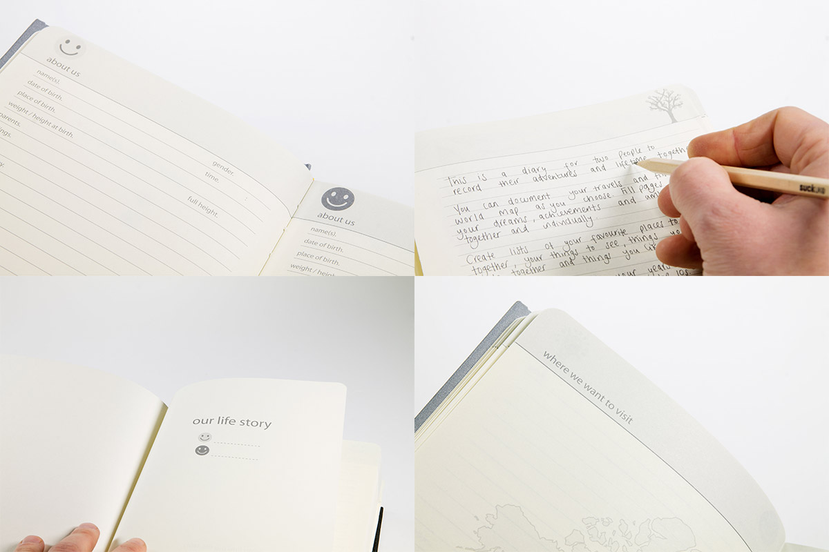 Дневник для двоих Our life story черный SUCK UK SKOURLIFESTORY1 - Вид №4