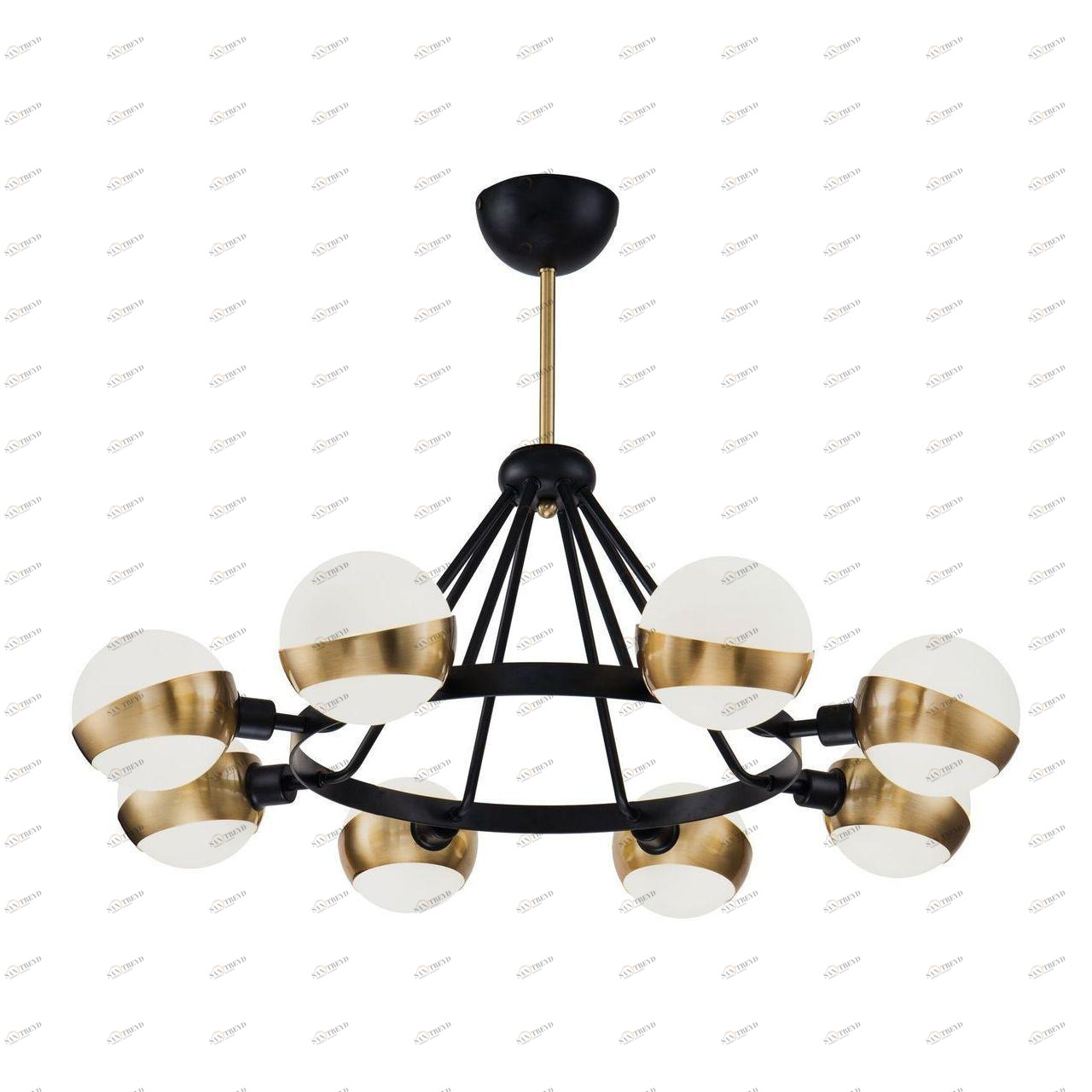 Потолочная люстра Freya Silvia FR5009PL-08B белая FREYA ДИЗАЙНЕРСКИЕ, SILVIA 220650 Белый 