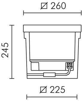 SIMES Напольный светильник ступеньки из литого под давлением алюминия Ring/flat sun-id-1429433 - Вид №21