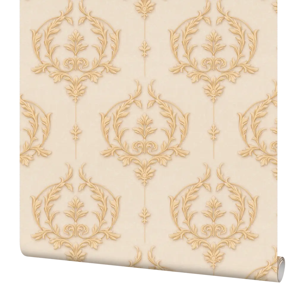 Обои флизелиновые Vog Collection Турецкий дамаск бежевые 1.06 м VV71061-12 STLM-2082381