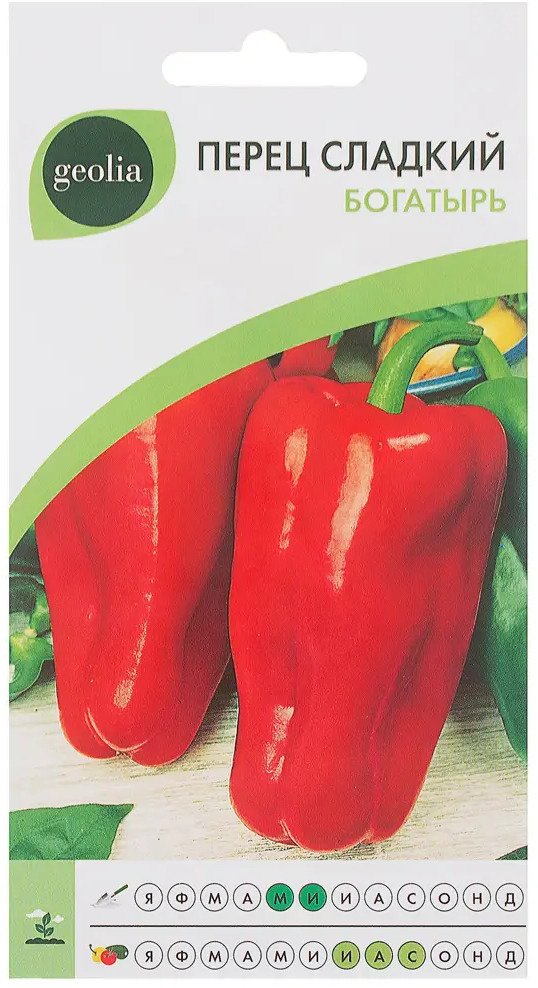 Семена сладкого перца Geolia Богатырь - мощный урожайный сорт 17585172