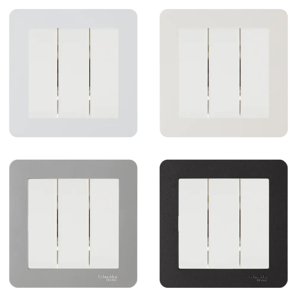 Systeme Electric W59 - Трехклавишный выключатель для управления освещением 18799252 STLM-0012751 - Вид №1