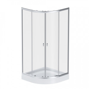 W88E-205-090MT Twin Slide Душевое ограждение c поддоном 90x90 AM.PM X-Joy