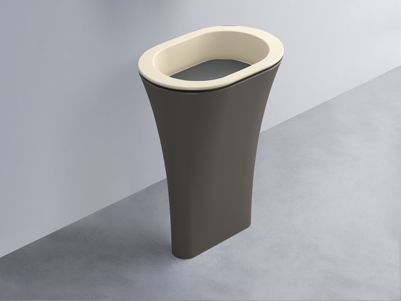 AMLA65-LN+AMPILO-CM+AMCOLO-FN Раковина Amedeo Ovale отдельностоящая cielo Enjoy + Amedeo Ceramica Cielo