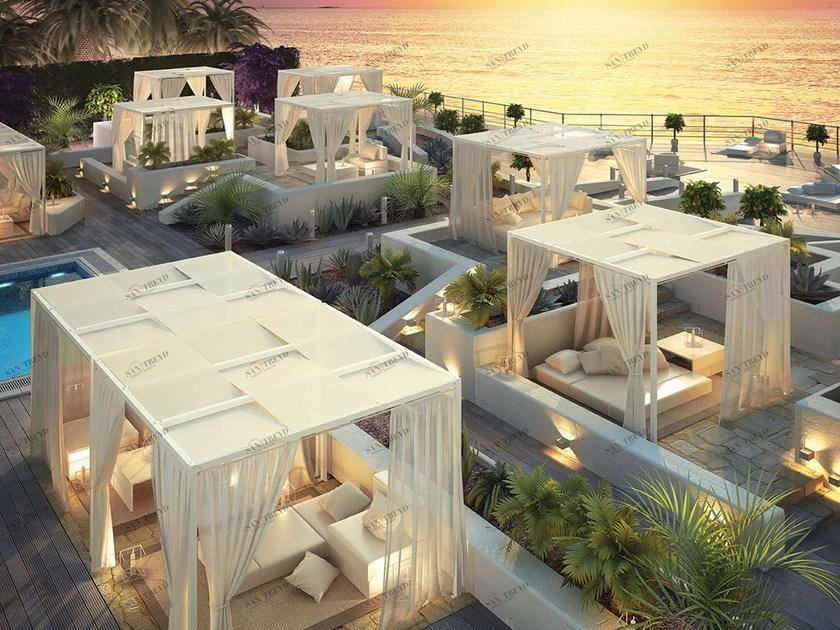 Giulio Barbieri Самонесущая пергола из алюминия и пвх sun-id-1360954