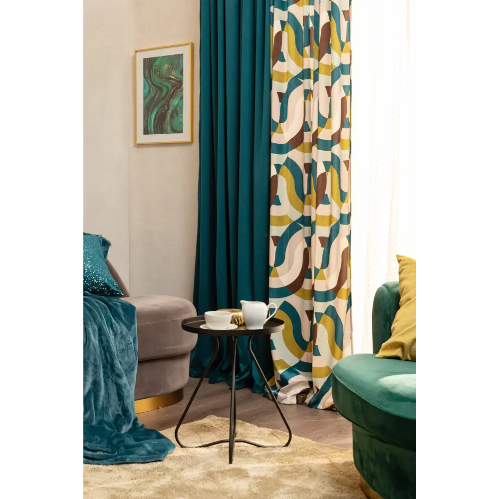 Столик кофейный Sheffilton круг 40x40 см черный STLM-2003684 - Вид №3