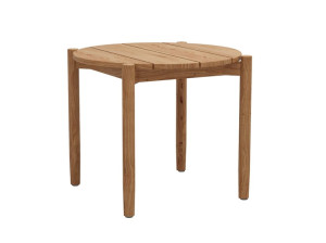 Круглый стол из тикового дерева