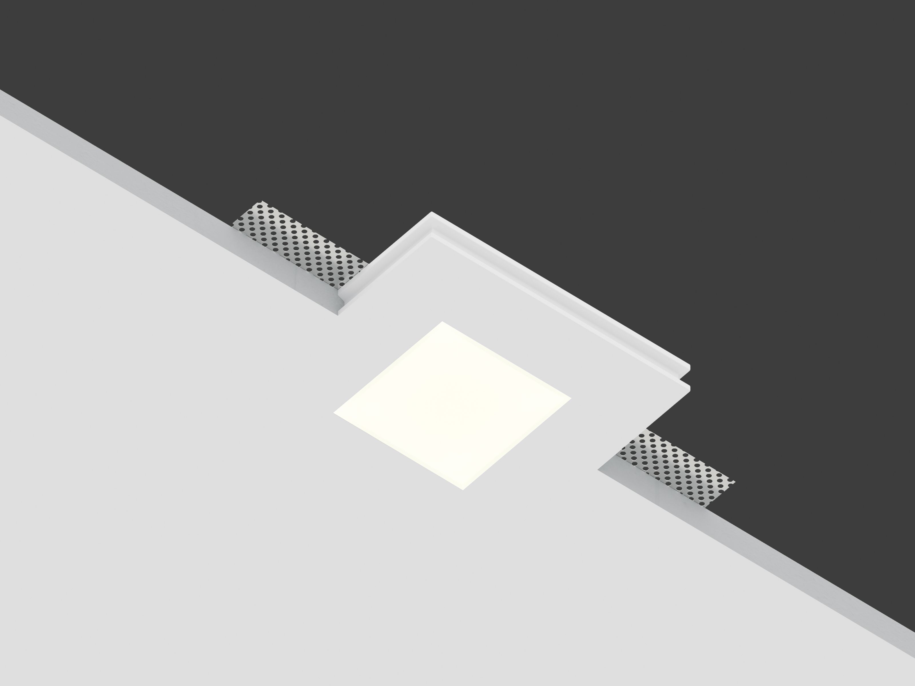 Квадратный светодиодный встраиваемый прожектор в AirCoral® Buzzi & Buzzi SLICE ARCH-00029744