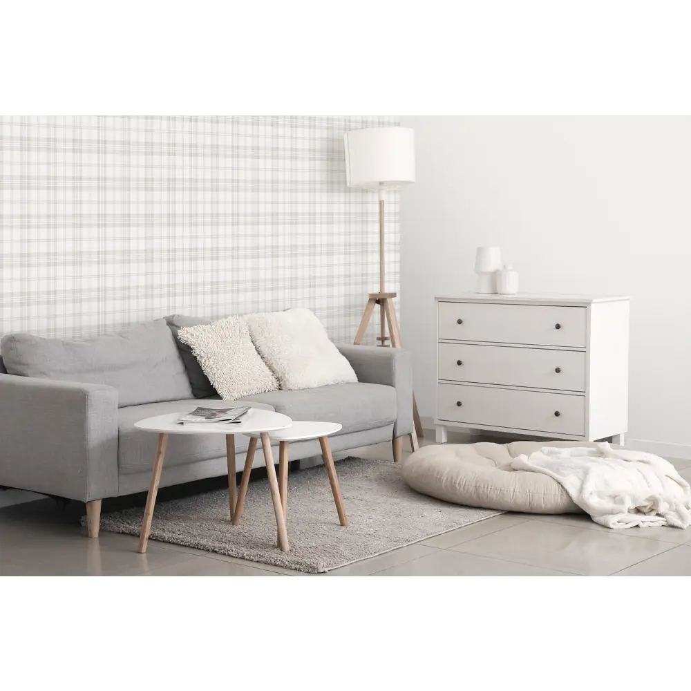 Флизелиновые обои ATELIERO Scotland серые 1.06 м 89432669 STLM-1578116 - Вид №4